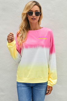 Tie-dye Loose Fit Sweatshirt