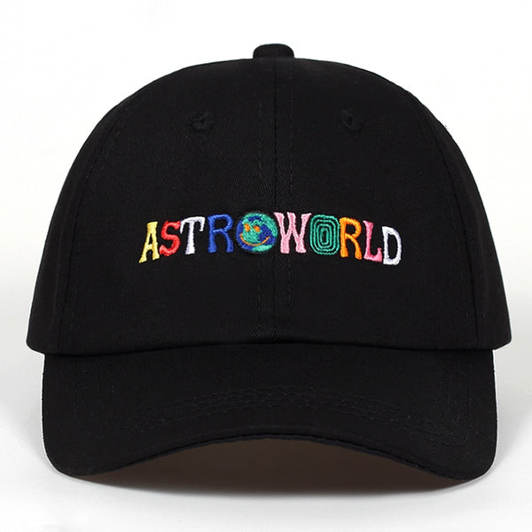 Travis Scott ASTROWORLD Embroidered Dad Hat Cotton Baseball Caps