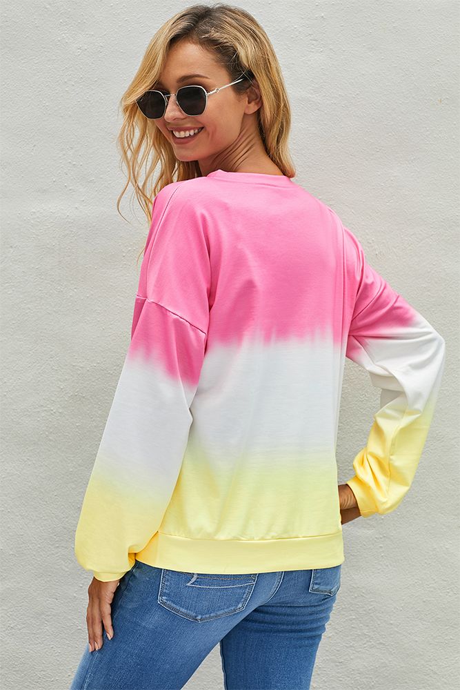 Tie-dye Loose Fit Sweatshirt