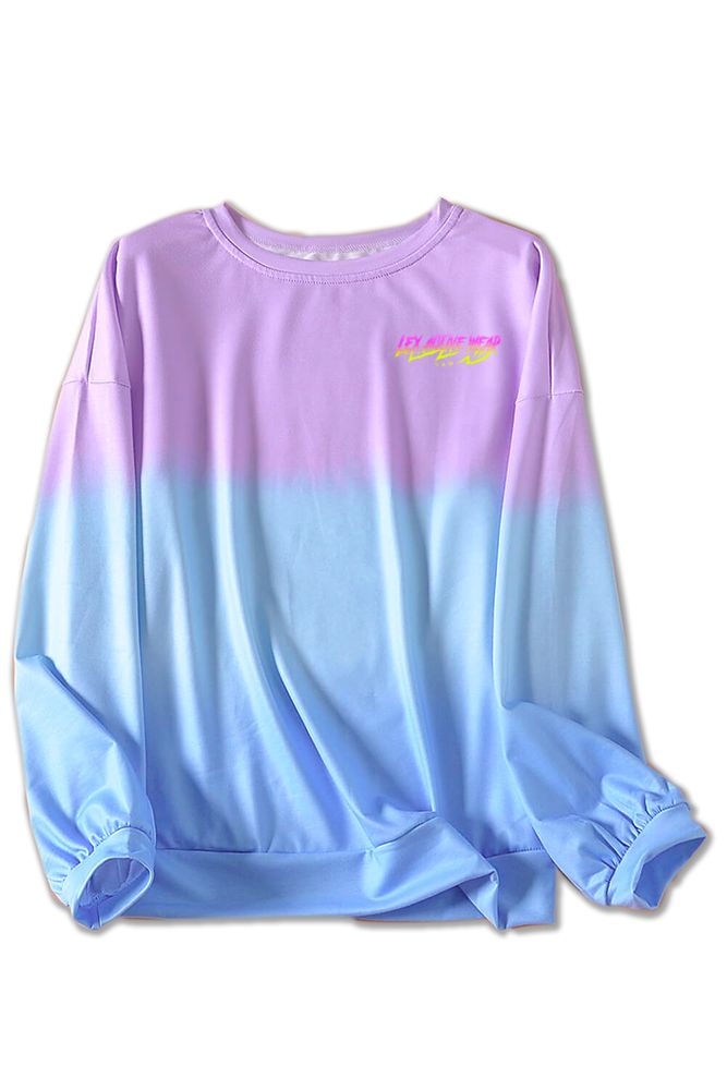 Tie-dye Loose Fit Sweatshirt