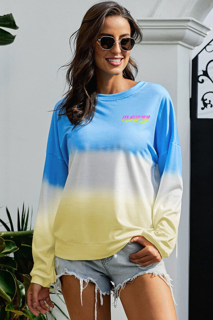 Tie-dye Loose Fit Sweatshirt