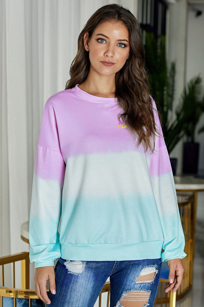 Tie-dye Loose Fit Sweatshirt