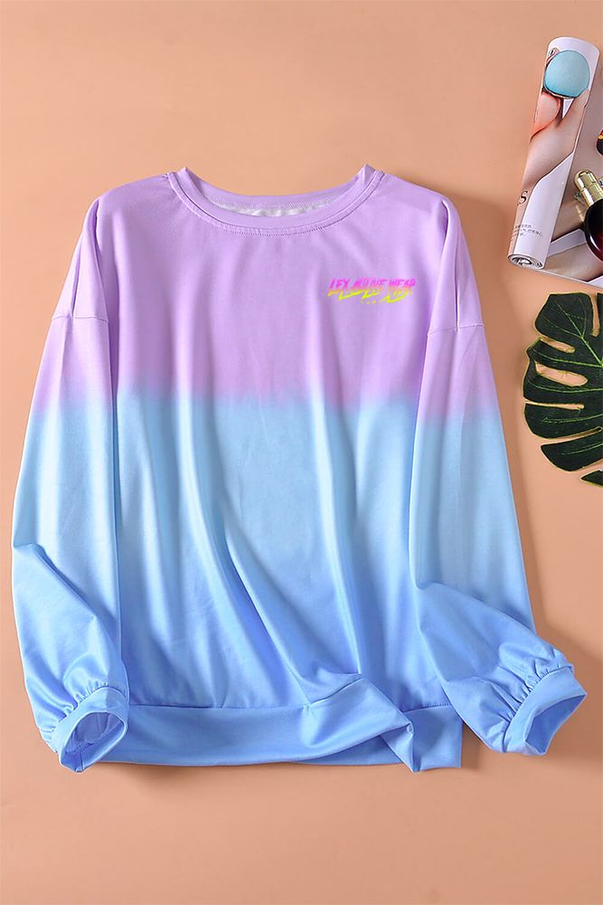 Tie-dye Loose Fit Sweatshirt