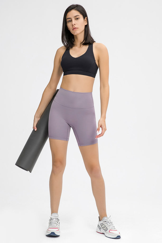 Seamless Front Biker Shorts