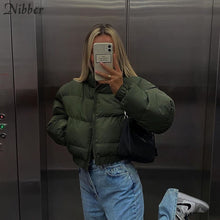 Nibber Fashionable Bread jacket Womens 2020 Autumn Winter Tops Street Wear Warm Padded Coat Short Jackets Female Casual Wear