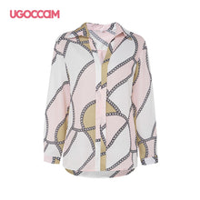 UGOCCAM Women Blouses Long Sleeve Autumn Blouse Women Blouse Shirt Office Elegant Work Shirt Plus Size Top blusas mujer de moda