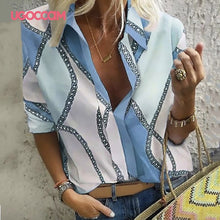 UGOCCAM Women Blouses Long Sleeve Autumn Blouse Women Blouse Shirt Office Elegant Work Shirt Plus Size Top blusas mujer de moda