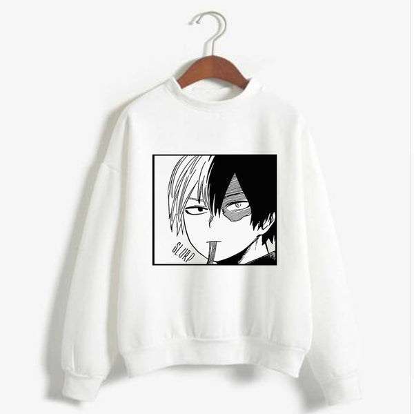 Hoodie Sweatshirt My Hero Academia Todoroki Shoto Print Cosplay Costume Anime Women/Men Top