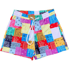 High Waist Drawstring Banadanna Plaid Print Women's Shorts Fashion Summer Clothes Casual Drawstring Night Club Party Wear Short