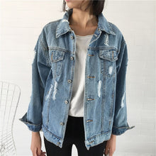 Women Basic Coat Denim Jacket Women Winter Denim Jacket For Women Jeans Jacket Women Denim Coat Lady Loose Fit Casual Style