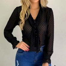 Allukasa summer Chiffon Tops Women Pink Blouses and Shirt New Sweet Office Style Women Long Sleeve blusas mujer de moda 2020