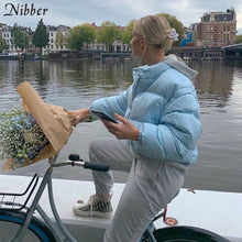 Nibber Fashionable Bread jacket Womens 2020 Autumn Winter Tops Street Wear Warm Padded Coat Short Jackets Female Casual Wear