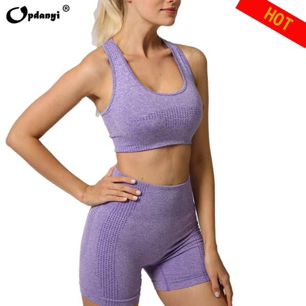 Vital Seamless Yoga Set Women Long Sleeve Summer Blouses Top Gym Sport Bra High Waist Tight Leggings Fitness Suit Shorts Sets