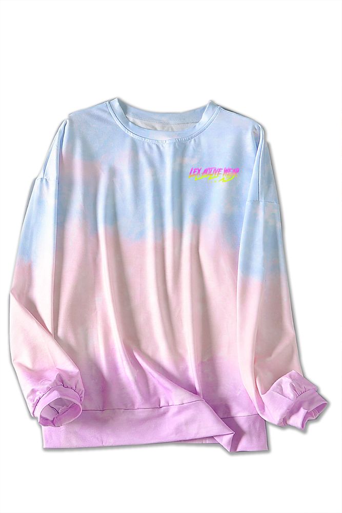 Tie-dye Loose Fit Sweatshirt