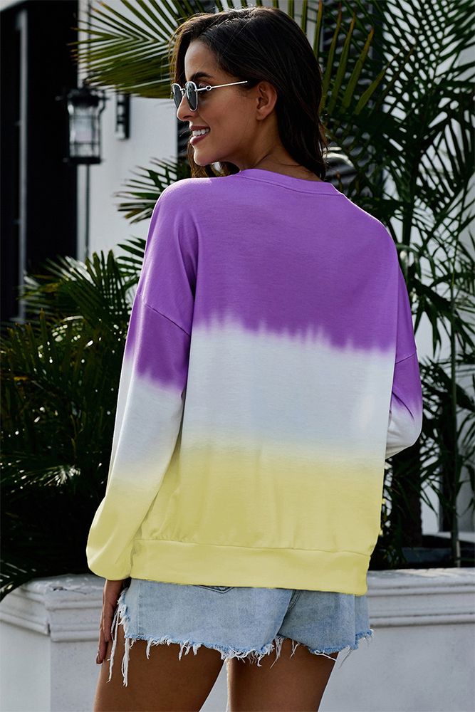 Tie-dye Loose Fit Sweatshirt