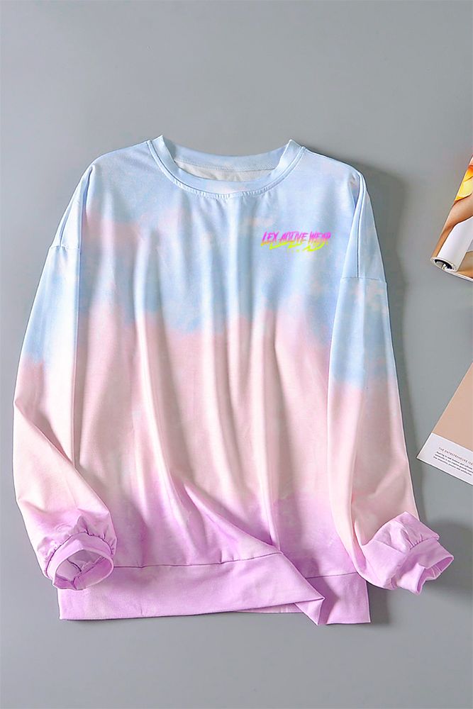 Tie-dye Loose Fit Sweatshirt