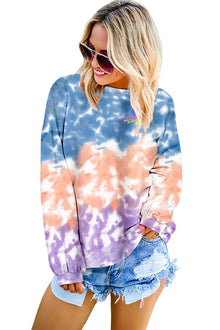 Tie-dye Loose Fit Sweatshirt