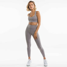 Soild Sportwear Yoga Sets Women Gym Wear Clothes for Fitness Workout Suits Women's Sport Leggings Bra Tracksuit Active,ZF044