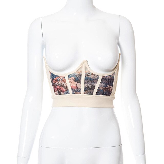 Sexy Waist Corset Crop Top