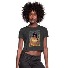 Women's Cropped T-Shirt - deep heather